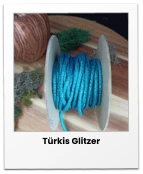 Türkis Glitzer