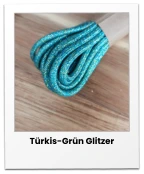 Türkis-Grün Glitzer