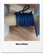 Blau Glitzer