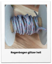 Regenbogen glitzer hell