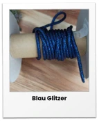 Blau Glitzer