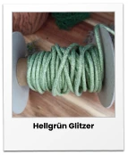 Hellgrün Glitzer