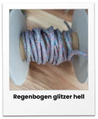 Regenbogen glitzer hell