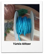 Türkis Glitzer